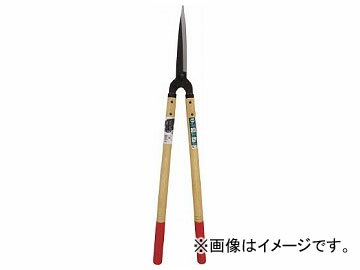 鋼典 調質 又開(門型)刈込鋏 尺7赤塗り柄入 B-241(8188025) Tonal quality and open gate type Cutting scissors