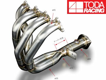 戸田レーシング/TODA RACING エキゾーストマニフォールド Ver.2(4-2-1 SUS) 18100-DC2-961 インテグラ typeR 96spec DC2/DB8 B18C exhaust manifold