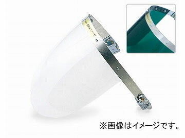 理研オプテック/RIKEN アクリルシールド 野球帽型ヘルメット NB金具 球面 クリアー NB-209