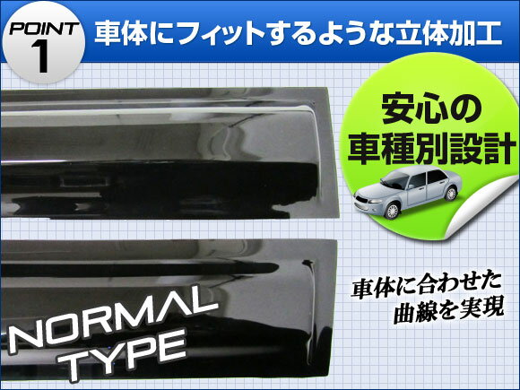 サイドバイザー トヨタ bB NCP30/NCP31/NCP35/NCP34 2000年～2005年 AP-SVTH-SC01 入数：1セット(4枚) Side visor