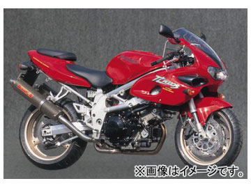 2輪 ヤマモトレーシング spec-A マフラー SUS2-1-2 カーボン 品番：31000-52SCB スズキ TL-S Scarf