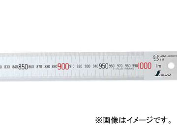 シンワ測定 直尺 ステン 60cm 赤数字入 JIS 14036 JAN：4960910140363 Direct scale stainless steel Red character