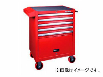 スエカゲツール Pro-Auto 5段引出しベアリング式＋1ドアローラーキャビネット No.GT-0005 JAN：4989530..