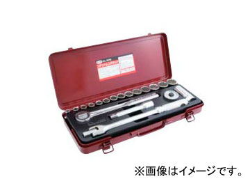 スエカゲツール SEK 1/2”DR. 19PC. ソケットレンチセット No.4019 JAN：4989530041904 Socket wrench set