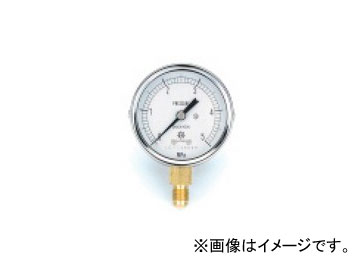 タスコジャパン 圧力計 1/4”フレア 下出し 60φ つば無 TA147F-135 Pressmeter flare below no tobacco