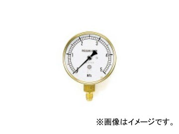 タスコジャパン 圧力計 1/4”フレア 下出し 75φ つば無 TA147F-235 Pressmeter flare below no tobacco