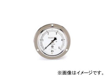 タスコジャパン 圧力計（1/4”フレア、後ろ出し、60φ、つば付） TA149F-150 Pressurometer flare back with brim