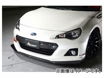 Kansaiサービス カーボンフロントリップ KAF061 スバル BRZ ZC6 2012年03月～ Carbon front lip