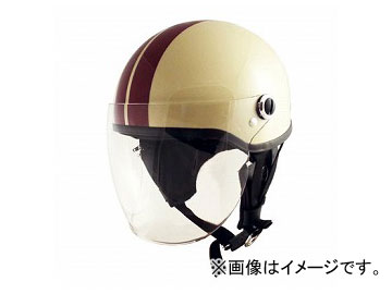 2輪 TNK工業 ハーフ型ヘルメット SQ-32 shorty アイボリーブラウン JAN：4984679511899 Half type helmet