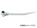 トップ工業/TOP 鳶仕様ラチェットレンチ（竜也モデル） RM-17×19N-BT JAN：4975180377371 Tobi specification Ratchet wrench Tatsuya model