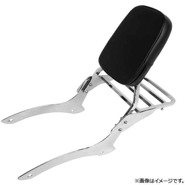 バックレスト ヤマハ ドラッグスター250/1100 リアキャリア付き AP-BP-81514 2輪 ...