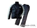 2輪 ラフ＆ロード デュアルテックスコンパクトレインスーツ ブラック RR5232 DualTex Compact Rain Suit