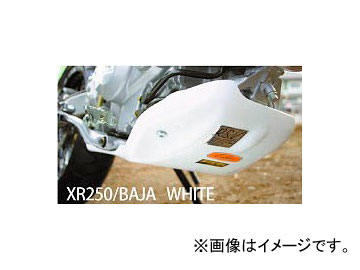 2輪 ラフ＆ロード CYCLE-AM スキッドプレートタイプII ホワイト 63004 ホンダ XR250R(ME08) Skid plate type