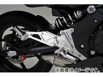 2輪 アグラス バックステップ タンデム付4ポジション 品番：P044-1112 カワサキ ニンジャ400R JAN：4548664269204 positions with backstep tandem