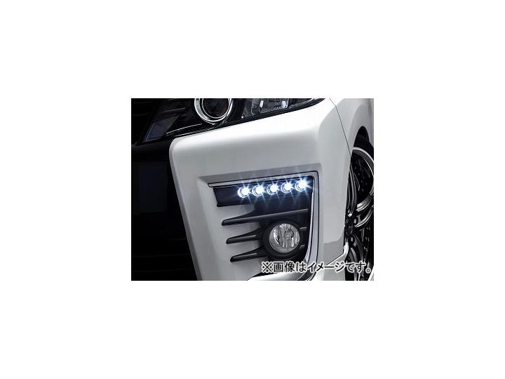 アドミレイション デポルテ LEDスポットKIT 5連 塗装済（ブラックマイカ209） LED球色：ホワイト,ブルー トヨタ ヴォクシー ZRR80・85 前期 2014年01月～ spot consecutive