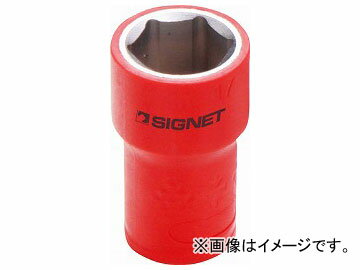 シグネット/SIGNET 3/8DR 絶縁ソケット（6角） 17mm 品番：E41617 JAN：4545301067711 insulating socket corners