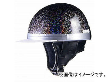 2輪 リード工業 HARVE コルクハーフヘルメット ダークパープルギャラクシー フリーサイズ(57～60cm未満) HS-501 Cork half helmet