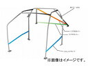 オクヤマ ロールバー 735 610 1 スチール ダッシュボード貫通 10P No.13 2名 スズキ ジムニー JB23W 3ドア ノーマルルーフ Roll bar