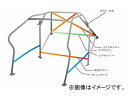 オクヤマ ロールバー 753 312 1 スチール ダッシュボード貫通 14P No.16 2名 ミツビシ ランサーEvo VII～IX CT9A 4ドア ノーマルルーフ Roll bar