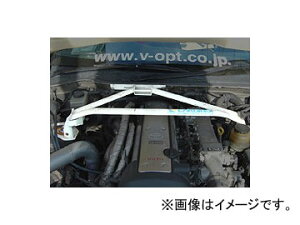 オクヤマ ストラットタワーバー 632 011 0 フロント スチール製 タイプII MCS トヨタ マークII/チェイサー/クレスタ JZX100 NA不可 Strut tower bar