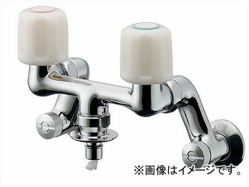 カクダイ 洗濯機用混合栓（ストッパーつき） 品番：127-303 JAN：4972353055012 Mixing tap for washing machine with stopper