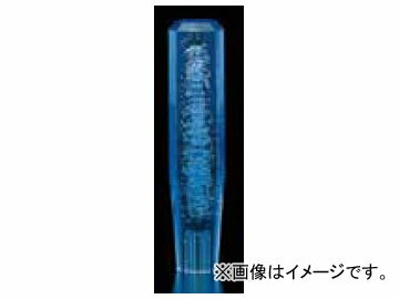 ジェットイノウエ クリスタル泡シフトノブ ブルー 45mmφ、200mm 口径：10×1.25 560714 Crystal foam shift knob
