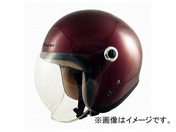 2輪 TNK工業 ジェット型ヘルメット Gino GS-6 マルーン 511967 Jet type helmet