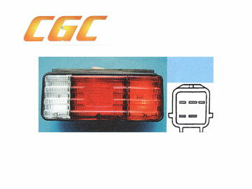 CHIYODA(CGC) テールランプ 24V 左 CGC-30126 マツダ/MAZDA タイタン ダンプ 89年 tail lamp