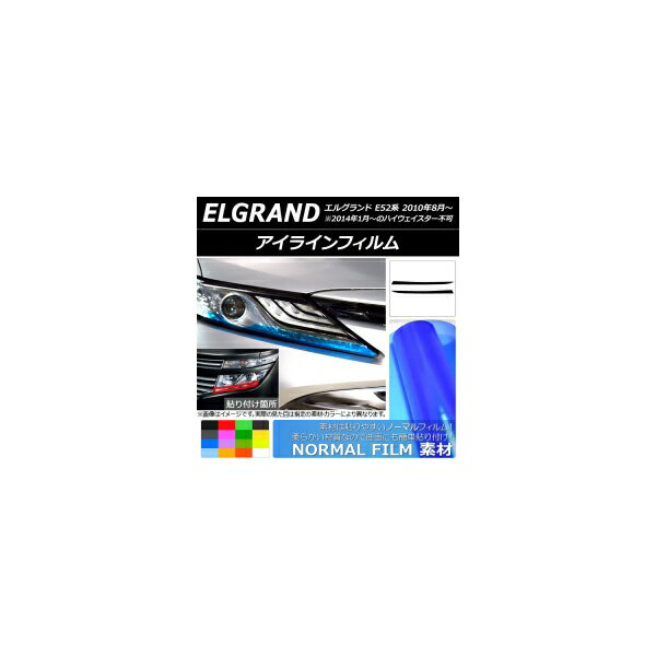 アイラインフィルム ニッサン エルグランド E52系 2010年08月～ ノーマルタイプ 選べる14カラー AP-YLN..