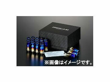 デジキャン チタンレーシングナット 貫通 M12-P1.5 48.5mm 入数：1セット(20個入) トヨタ プリウスアルファ ZVW4#W 2011年05月～ Titanium racing nut