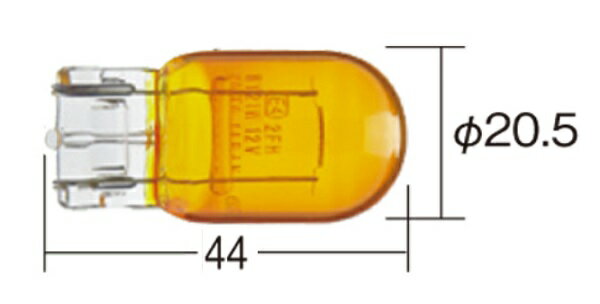 小糸製作所/KOITO ノーマル白熱バルブ アンバー WY21W 12V 21W ウインカーランプ用 入数：1セット(10個) スズキ エブリィ ワゴン Normal incandescent valve 2