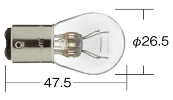 小糸製作所/KOITO ノーマル白熱バルブ クリア 12V 21/5W 入数：1個 トヨタ ランドクルーザー 80 Normal incandescent valve