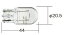 小糸製作所/KOITO ノーマル白熱バルブ クリア 12V 21W 入数：1個 トヨタ コルサ/ターセル Normal incandescent valve