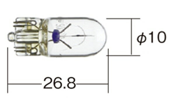 小糸製作所/KOITO ノーマル白熱バルブ クリア 12V 5W 入数：1セット(2個) ミツビシ ディグニティハイブリッド BHGY51 2012年07月～2016年12月 Normal incandescent valve