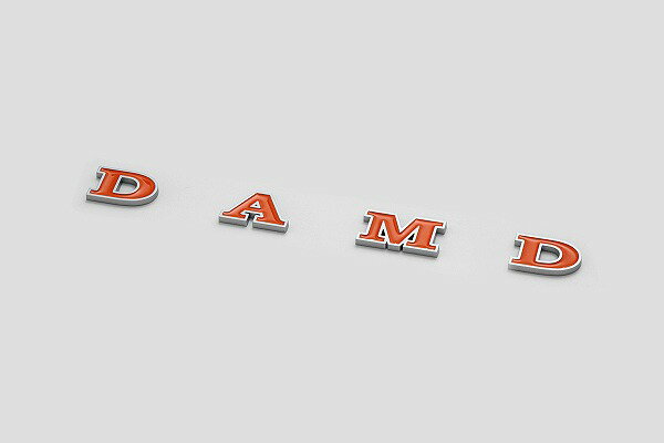 ダムド/DAMD little B. DAMDアメリカンエンブレム オレンジ×シルバー スズキ ジムニー JB64 2018年07月～ American Emblem