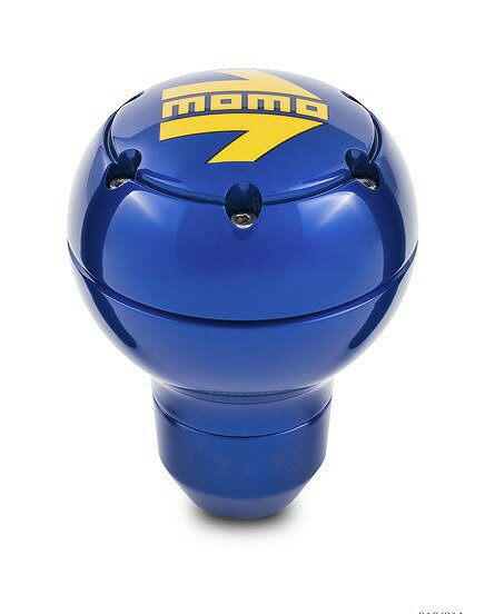 MOMO/モモ ラウンドメタル シフトノブ ブルー SK118