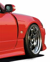 GPスポーツ G-SONIC AERO FENDER フロントフェンダー 片側20mmワイド 030503 ニッサン シルビア S15 Front