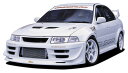 GPスポーツ Chokets フロントバンパースポイラー 730131 ミツビシ ランサーエボリューション CP9A V/VI Front bumper spoiler