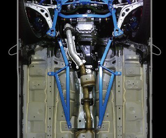 クスコ パワーブレース フロアーセンター 676 492 C スバル フォレスター SG5 EJ20 4WD 2002年02月～2007年12月 Power brace