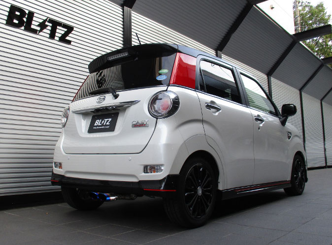 ブリッツ/BLITZ NUR-SPEC VSR マフラー 63529V ダイハツ キャストスポーツ LA260S KF(Turbo) 4WD専用 2015年10月～ Scarf
