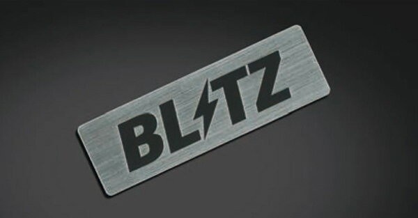 ブリッツ/BLITZ アルミロゴプレート 18933 Aluminum logo plate