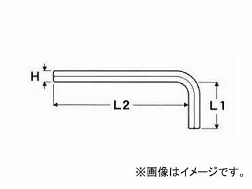 エイト/EIGHT 六角棒スパナ 単品 標準寸法 インチ No.001-1/4” 入数：100 Hexagonal stick spanner single item standard dimensions inch