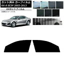 カーフィルム マツダ RX-8 SE3P 2003年05月〜2013年04月 フロントドアセット SK UV 選べる13フィルムカラー AP-WFSK0183-...