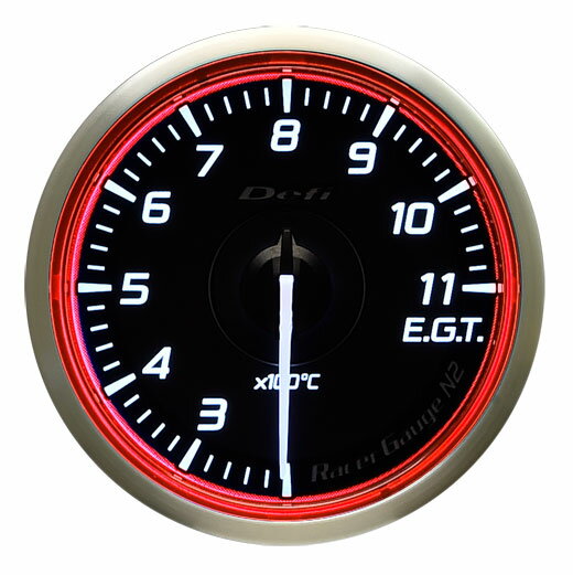 デフィ Racer Gauge N2 排気温度計 レッドモデル φ60 DF17003 Exhaust thermometer