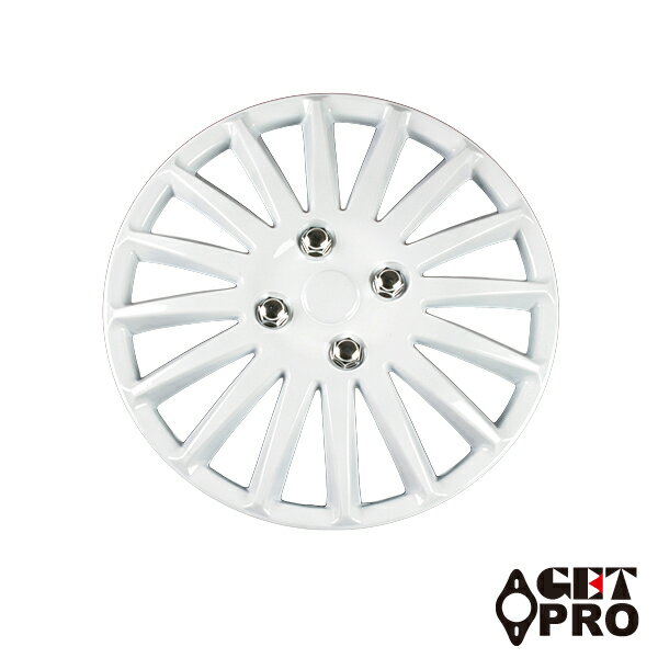 GET-PRO/ゲットプロ ホイールカバー ホワイト 13インチ 汎用 L019E13 入数：1台分(4枚) Wheel cover
