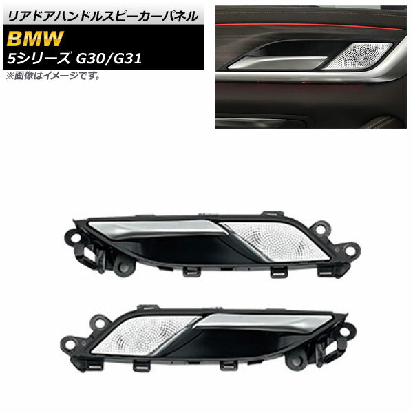 リアドアハンドルスピーカーパネル BMW 5シリーズ G30/G31 2017年02月～ シルバー AP-IT1816 入数：1セット(2個) Reardoor handle speaker panel
