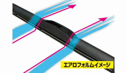 マルエヌ/MARUENU ミューテクノエアロデザイン 雨用ワイパーブレード 400mm 助手席 スバル WRX S4 Wiper blade for rain 3