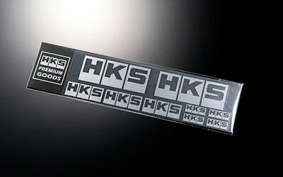 HKS ステッカー METAL LOGO シルバー L 95.5×37/M 51.5×20/S 27×10.5 51007-AK231