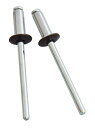 新潟精機 SK カラーブラインドリベット こげ茶 (5-4) SK-537DB 入数:1セット(20本入) Color blind tribet(4)