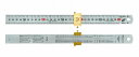 新潟精機 SK ディップス付シルバースケール 快段目盛 300mm SV-300DKD Silver scale with dips